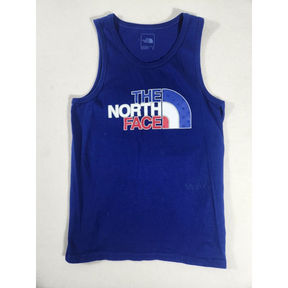 Men’s The North Face Sleeveless Tank Top T-Shirt Size Medium Patriotic Color USA